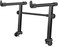 Mike Music Durable Metal Second Tier For Keyboard Stand, 15.7, 28.3 Inches, 40, 72 cm, Adjustable Width And 13 Inches Height For Most Keyboards (Black)