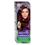 Buy WELLA KOLESTON NATURALS NOURISHING CONDITIONER PERMANENT COLOR CREAM 100% GREY COVERAGE 4/6PLUM RED 110ML in Kuwait