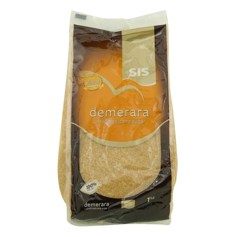 Sis Demerara Unrefined Cane Sugar 1Kg