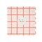 Neon Coral Grid Small Napkins