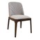 Jilphar Furniture Premium Armless Dining Chair with Solid Wooden Frame Dark Fabric- JP1280