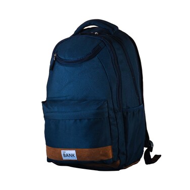 بنك شنطة ظهر - شكل كلاسيك نافي- 19 بوصة