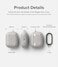 Ringke - AirPods Pro (2nd) Case Cover - Onyx Series - Warm Gray
