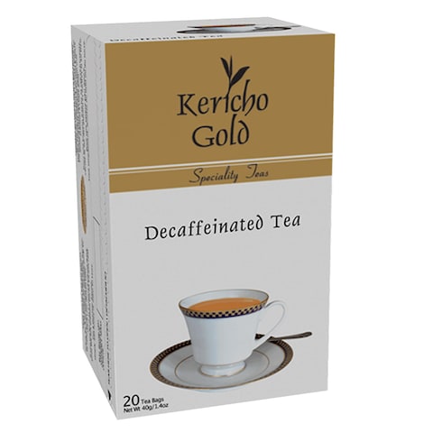 Kericho Gold Decaffeinated Tea Bags 2g x Pack of 20
