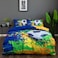 Luna Home Single size 4 pieces, without filler, soccer ball 3D design.