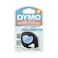 Dymo Authentic Letratag Labeling Tape For Letratag Label Makers, Black Print On Clear Pastic Tape, /2'' W X 3' L, Roll - 6952