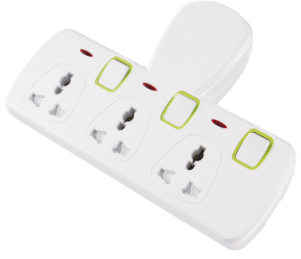 Buy MODI terminator 3way universal plug sockets wall stockets Online ...