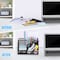 Desk Organizer, MesDesk Organizer, Mesh Multifunctional Desktop Caddy Pen Holder with 6 Compartments and 1 Drawer, Black Stationary Holder for Home, Office Supplies, School, Classroom, Workshop
