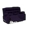 In House Velvet Double Recliner Chair - Dark Purple - NZ30