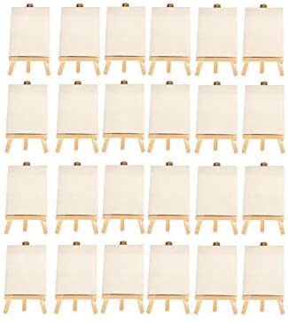 Generic My Mini Canvas &amp; Easel Set 24 Pcs 10X10cm