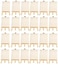 Generic My Mini Canvas &amp; Easel Set 24 Pcs 10X10cm