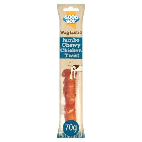 Good Boy Wagtastic Jumbo Chewy Chicken Twist 70g