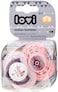 Lovi 2X Baby Silicone Soother | Pack Of 2 | Hygenic Cover | Protects The Sucking Reflex | Dynamic Tip | Boiling Water Sterilization | Indian Summer Collection | (Pink, 3-6 Months)