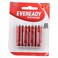 Eveready AA Alkaline Battery Red 4