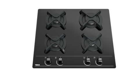 TEKA Built-in 60 cm 4 Burner Gas on Glass Hob With Auto Ignition GBC 6400