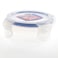 Lock &amp; Lock Classic Stackable Airtight Round Food Container Clear/Blue 100ml