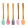 Home Pro Silicone Baking Set With Wooden Handle Multicolour 5 PCS