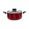 Prestige Non-Stick Casserole With Lid Red 22cm