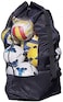 ULTIMAX Duffel Bag Heavy Duty Net Ball Shoulder Bag Basketball Volleyball Soccer Rug Ball Football Carrying Bag Tote Storage Sack with Drawstring for 10-15 Balls Waterproof Mesh Equipment