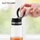 Borosil EasyGo Water Bottle EGBOTBLK1L Black 1L