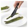 Brabantia 2 in 1 Nylon Kitchen BBQ Grilling Tongs + Tweezers Dark Grey