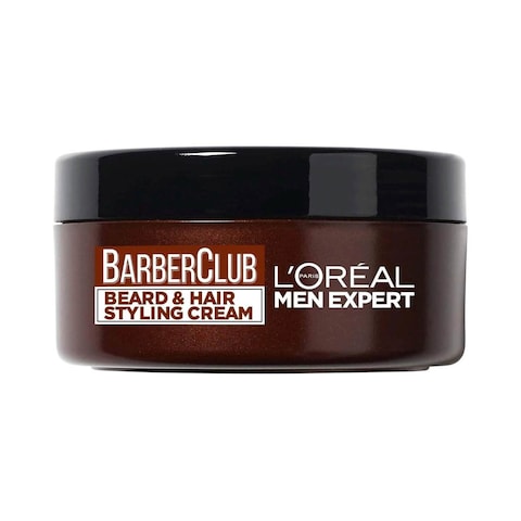 L&#39;Oreal Paris Men Expert Barber Club Beard And Hair Styling Cream White 75ml