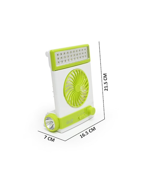 Portable 3 in 1 Multifunctional Solar Powered Mini Fan With LED Table Flashlight For Home Office Camping