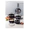 Tramontina Monaco Cookware Set Black 5 PCS