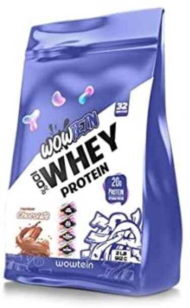Buy Wowtein 100% Whey Protein Powder Chocolate Low Sugar And Low Fat ...