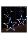 138 LED Star Shape string lights Multicolour