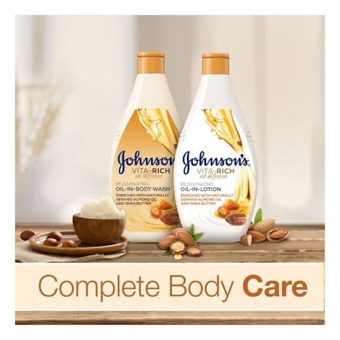 Johnson&#39;s Vita-Rich Oil Infusion Rejuvenating Oil-In-Lotion White 400ml