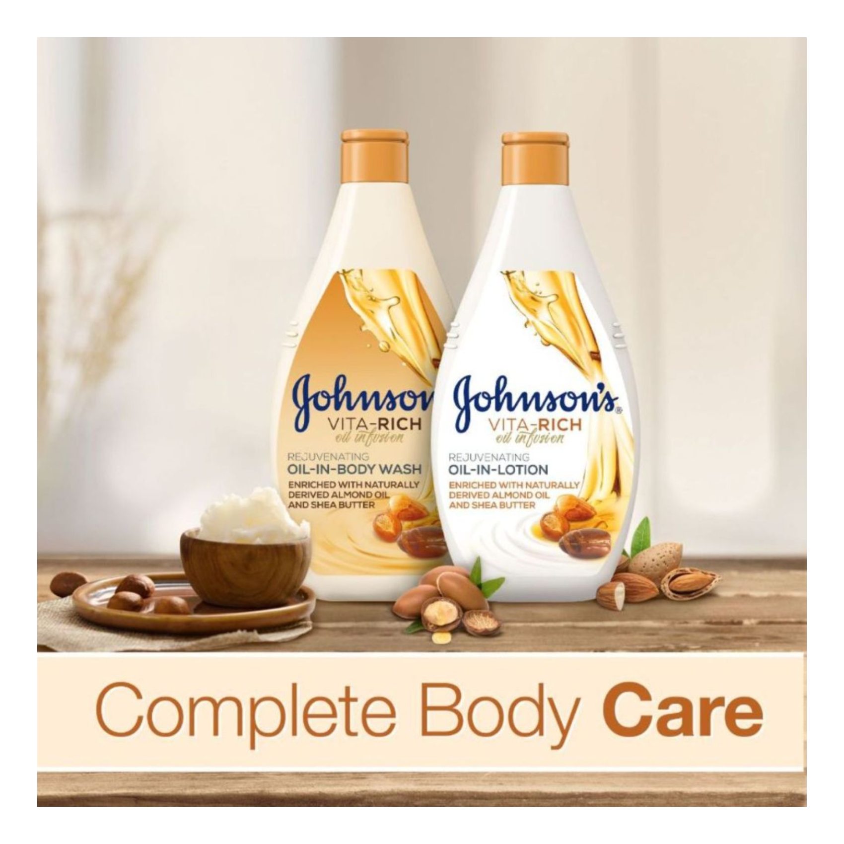 Johnson&#39;s Vita-Rich Oil Infusion Rejuvenating Oil-In-Lotion White 400ml