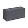 Cosmoplast Cedargrain Deck Storage Box Dark Grey 270L