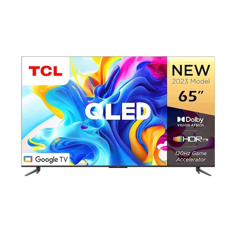 TCL 65-Inch 4K Google Smart QLED TV 65C645 (Plus Extra Supplier&#39;s Delivery Charge Outside Doha)