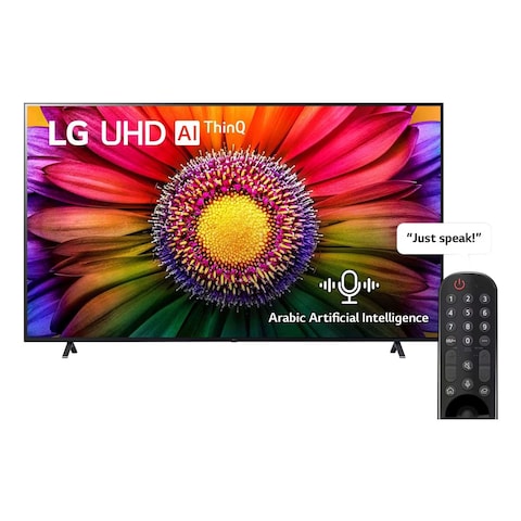 LG UR80 Series 86-Inch UHD Smart LED TV 86UR80006LA Black