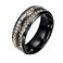 Generic-Fashion New Hot Unique Punk Female Metal Titanium Steel Ring for Woman Party Wedding Band Gift Charm Jewelry