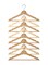 Generic 8-Piece Clothes Hanger Set Beige