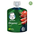 Buy Gerber Organic Apple Puree Green 90g in Kuwait