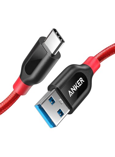 Buy Anker Plus USB C To USB 3.0 Cable 3-feet Red/Black Online ...