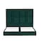 In House Berlin Velvet Bed Frame - Queen - 200x140 cm - Dark Green