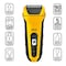 Wahl Lifeproof Lithium Ion Foil Shaver - Waterproof Rechargeable Electric Razor With Precision Trimmer For Men&#39;s Beard Shaving, Trimming, &amp; Grooming With Long Run Time &amp; Quick Charge - Model 7061-100