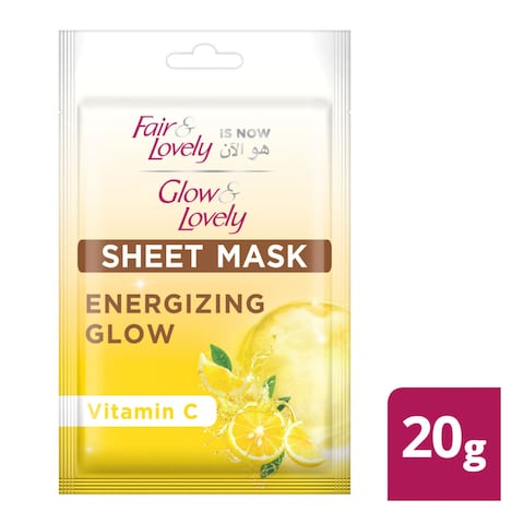 Glow And Lovely Vitamim C Energizing Glow Sheet Mask White 20g