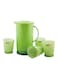 Royalford 4-Piece Glass With Water Jug Green