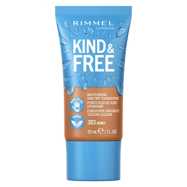 Rimmel London Kind &amp; Free Moisturising Skin Tint Foundation, 303 Honey