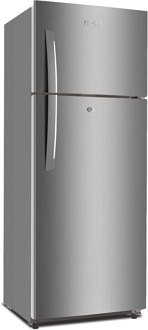 Haier 418L Net Capacity Top Mount Double Door Refrigerator Silver HRF-560SS