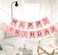 Party Propz Pink Happy Birthday Banner For Birthday Decoration Items For Girls, Wife,Girlfriend Or Party Decoration