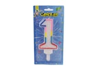 Buy PARTY GLITTER CANDLE 1 W HOLDER in Kuwait