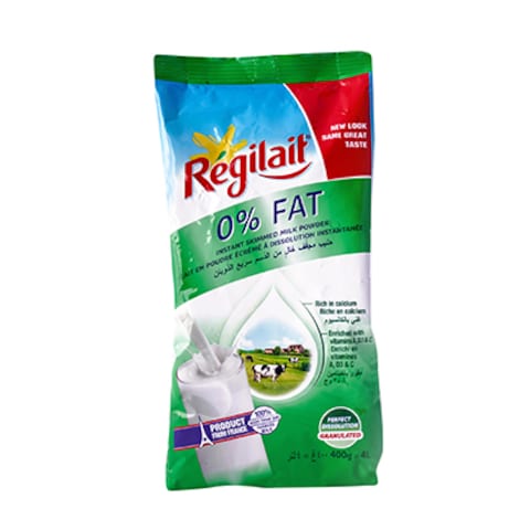 Regilait Instant Skimmed Powder Milk 0% Fat 400GR