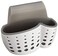 Generic Plastic Kitchen Sink Sider Faucet Caddy Organizer Sponge Holder Rack Space-Saving Hanging Storage Bag- White