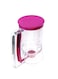 Generic Cake Batter Dispenser Clear/Pink 900Ml